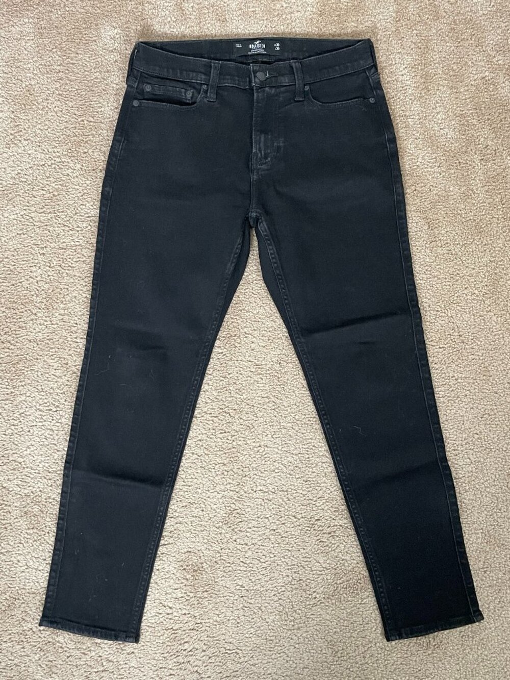 Hollister Black 30x30 Athletic Skinny Pants
